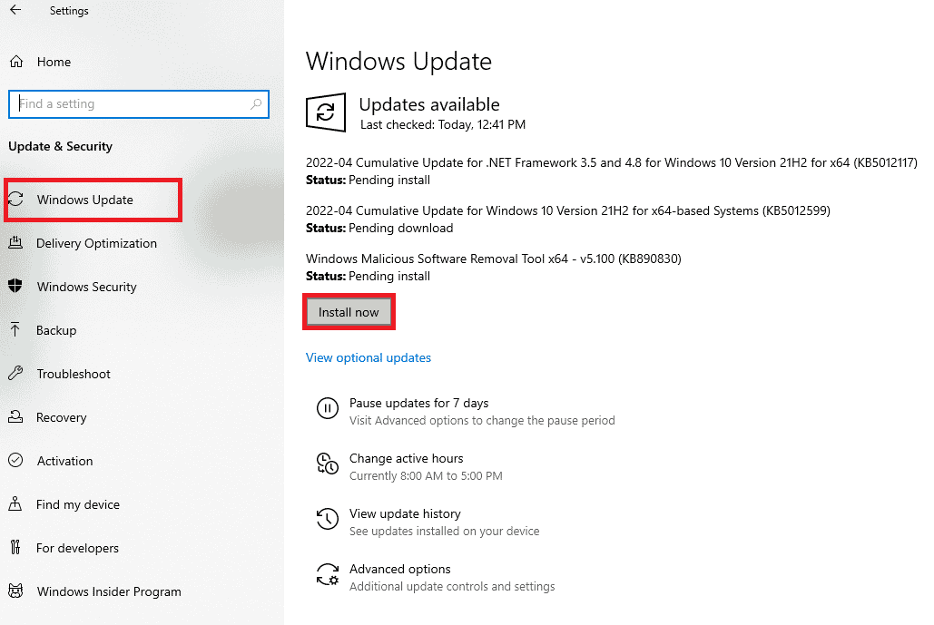 Update Windows