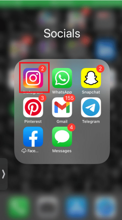 Hold the Instagram app symbol. | How to Uninstall an Update on Instagram 