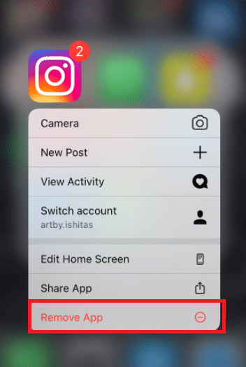 Tap on Remove App