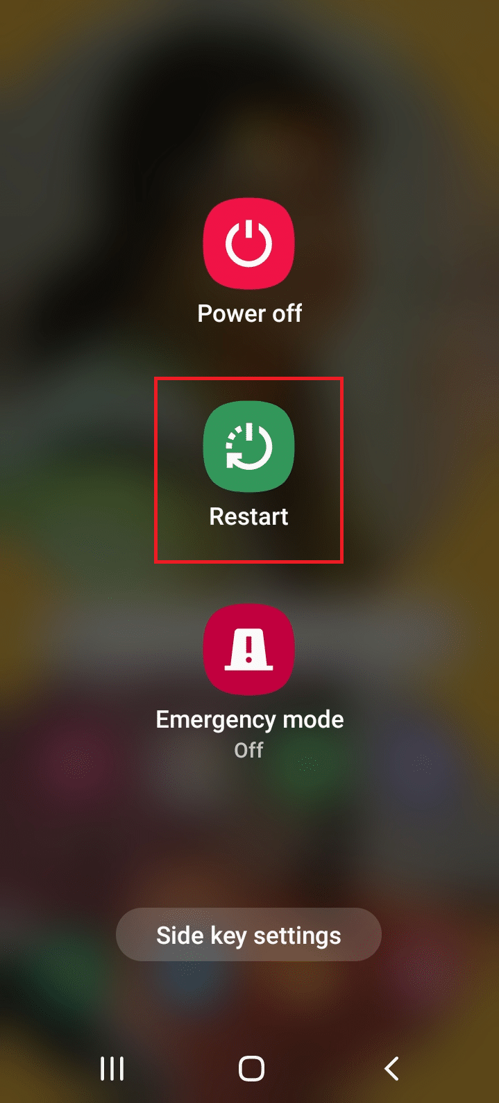 Restart your Smartphone