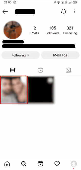 Open your latest post