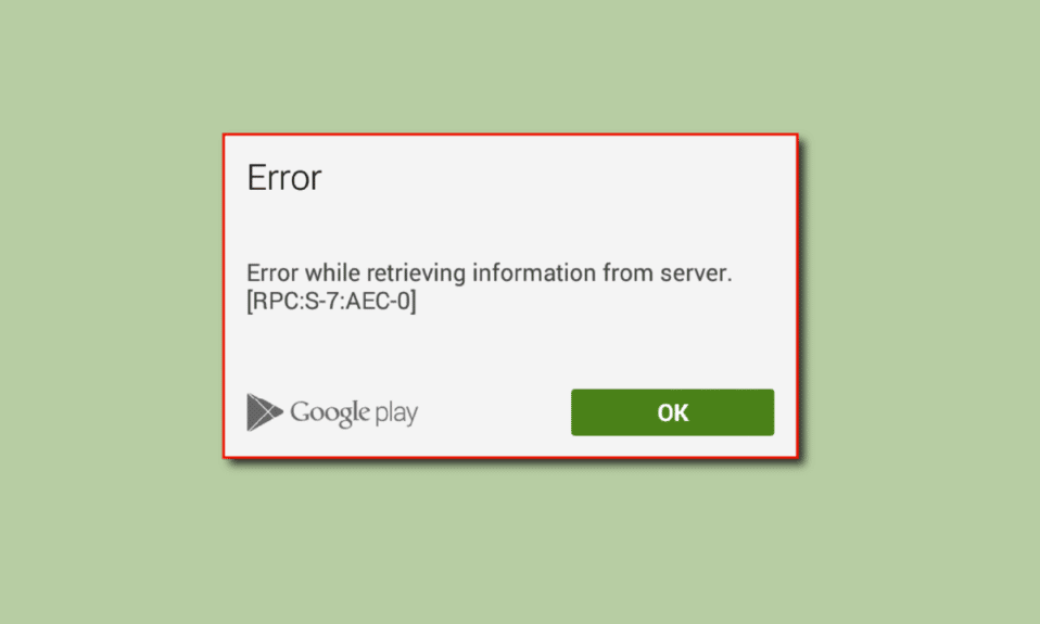 Fix Error Retrieving Information from Server RPC