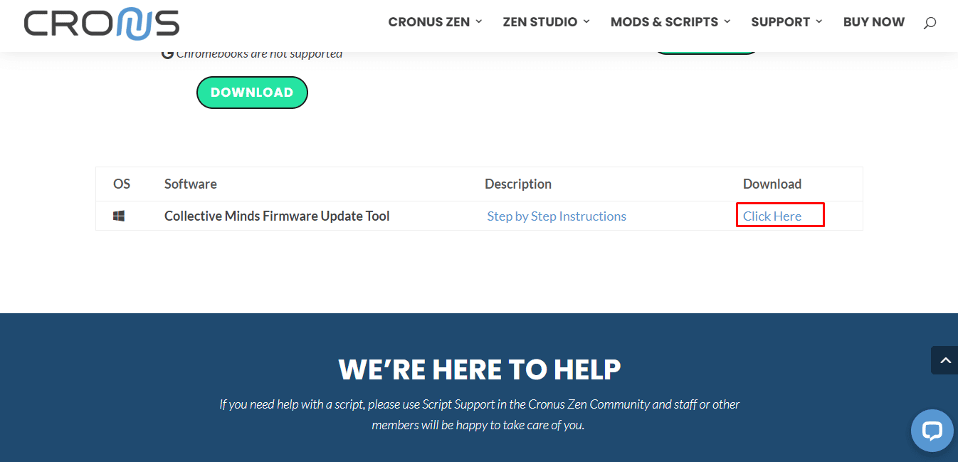 Now scroll down and click on the download link next to the Collective Mind update tool to download it. | Can You Get Warzone Aimbot on Xbox One?