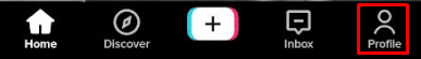 Move to your Profile.