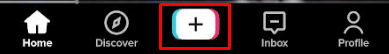 Press the + icon 