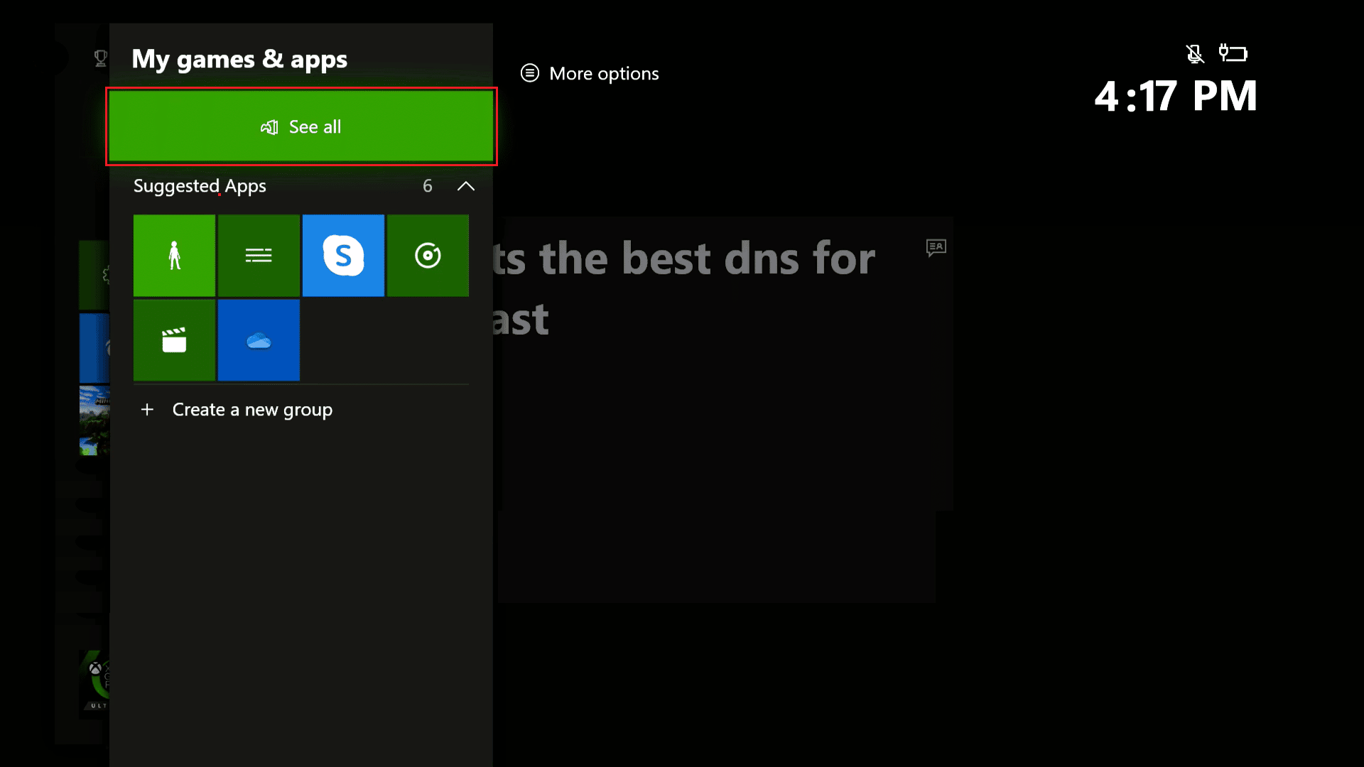 My games and apps in Xbox console. Fix Disney Plus Error Code 73