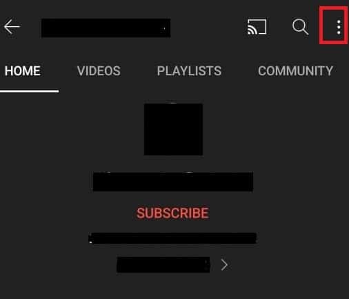 Click on the three-dot icon in the top right corner