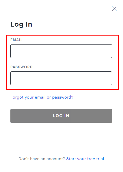 Enter your Hulu account credentials | How to Watch Hulu on Smart TV