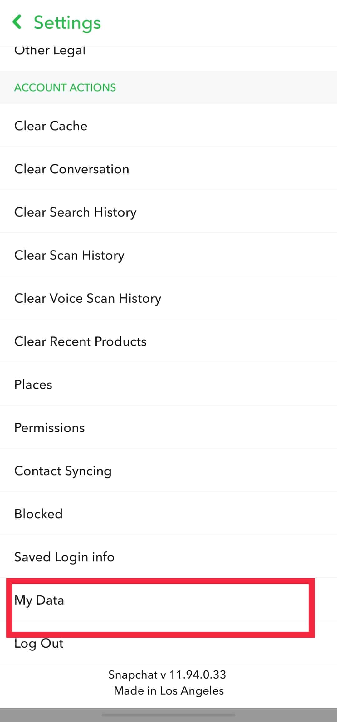 The email will have a download link, tap on it to go to my data page | Are Deleted Snapchat Messages Gone Forever?