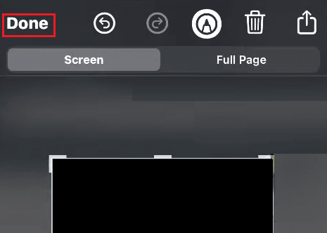 Once done, tap on Done from the top left corner