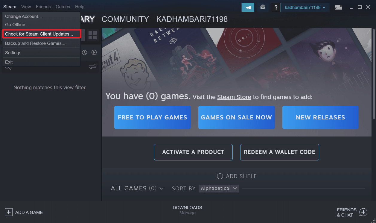 select Check for Steam Client Updates… option. Fix Civ 5 keeps crashing on Windows 10
