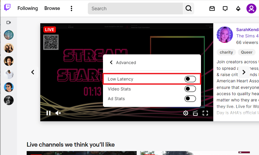 Toggle off the Low Latency option. Easy Fixes for Twitch Lagging Issues