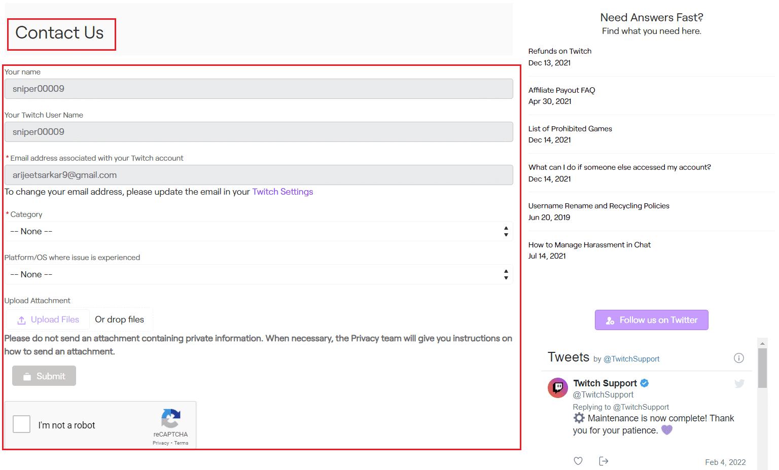 contact Twitch Support. Easy Fixes for Twitch Lagging Issues
