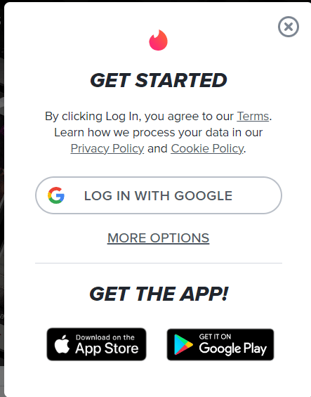 Select the sign in method and provide the credentials to log in to your Tinder account. Fix Tinder Matches Disappeared on Android