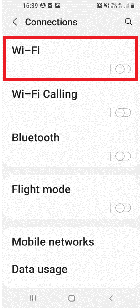 wifi connections