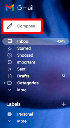 Compose an email.