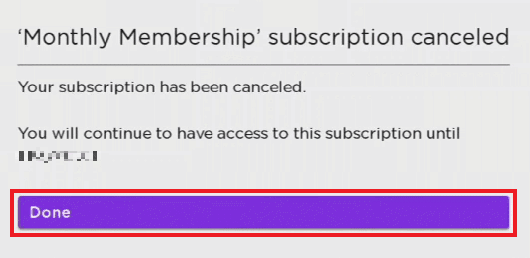 Click the Done option