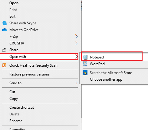 open with notepad. Fix unable to recover your PC system drive is too small Issue