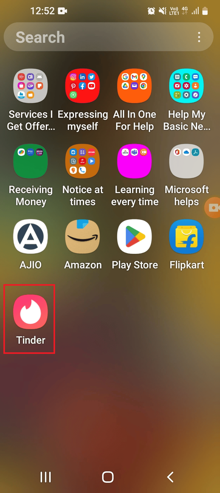 open Tinder app. How to Find Out If Someone Has a Tinder Profile