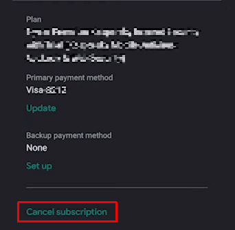 swipe down and tap on the Cancel subscription option | order Starbucks to the wrong store