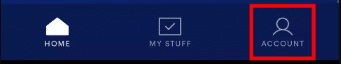 Tap on Account at the bottom right corner | How to Manage Hulu Account