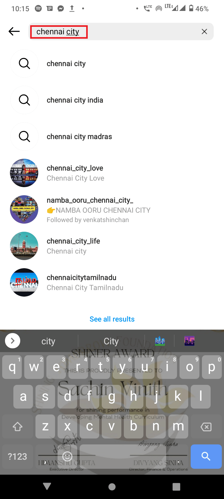 search for a city state or streetname. | 