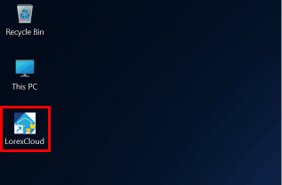 Once the Lorex Client software is installed, click on it to launch.