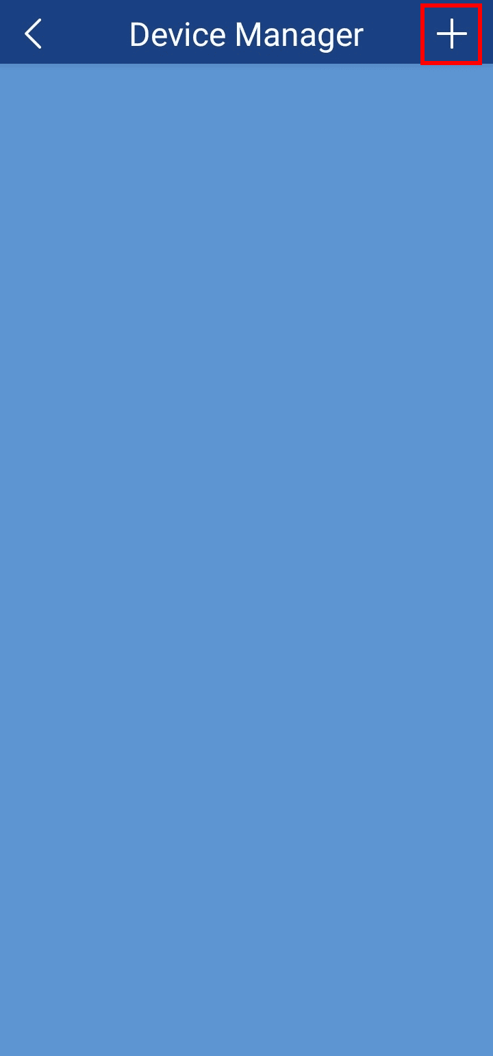 Tap on the plus icon at the top-right corner of the screen.