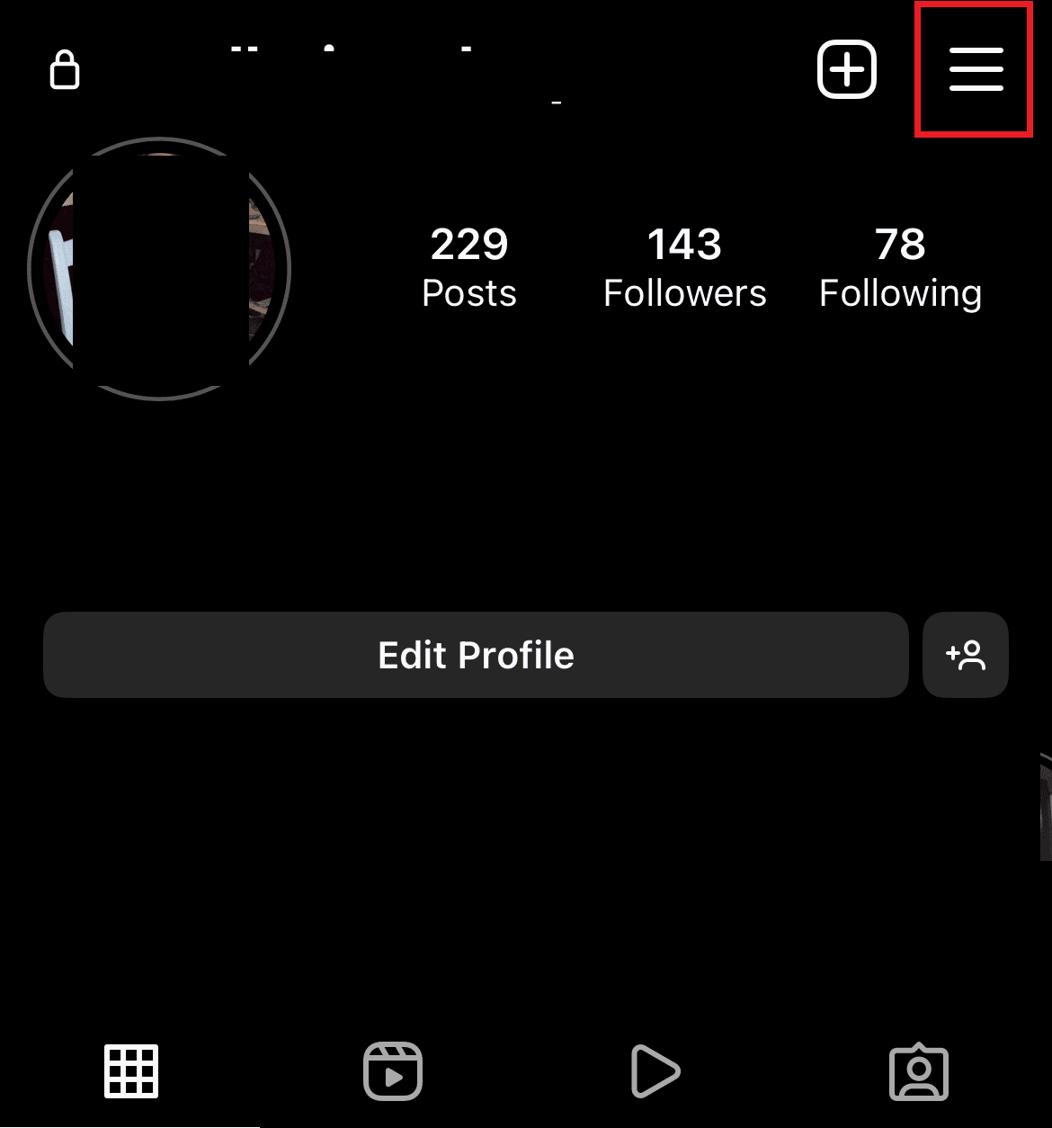Tap on three vertical lines. How to See Liked Reels on Instagram