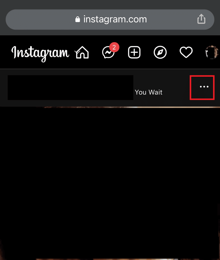Tap on three dots