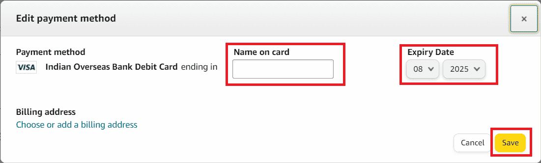 Click on Save | change your Kindle Unlimited subscription