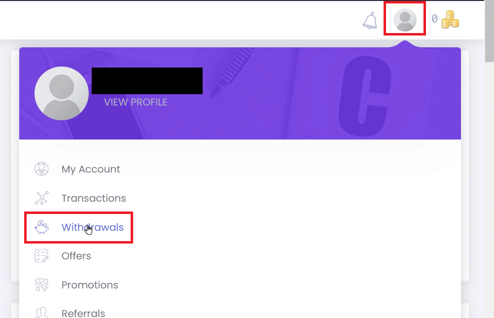 click profile icon and click withdrawals. How to Get Apex Coins for Free