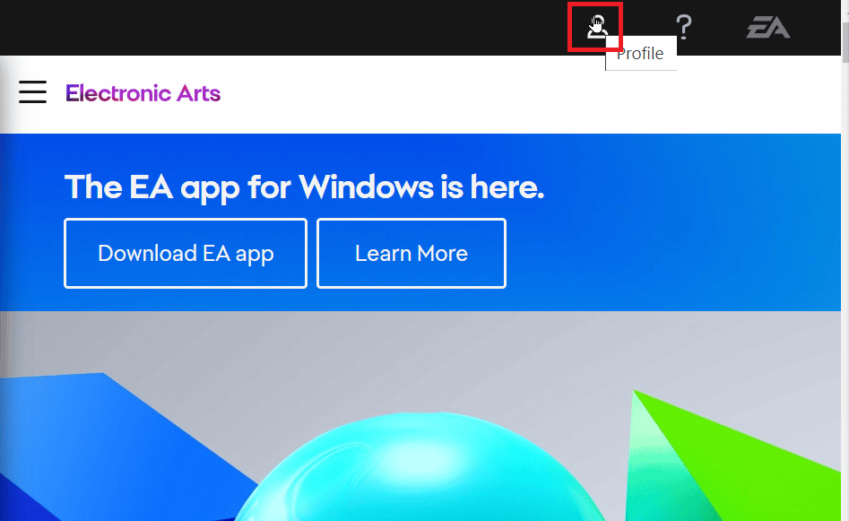 click on profile icon