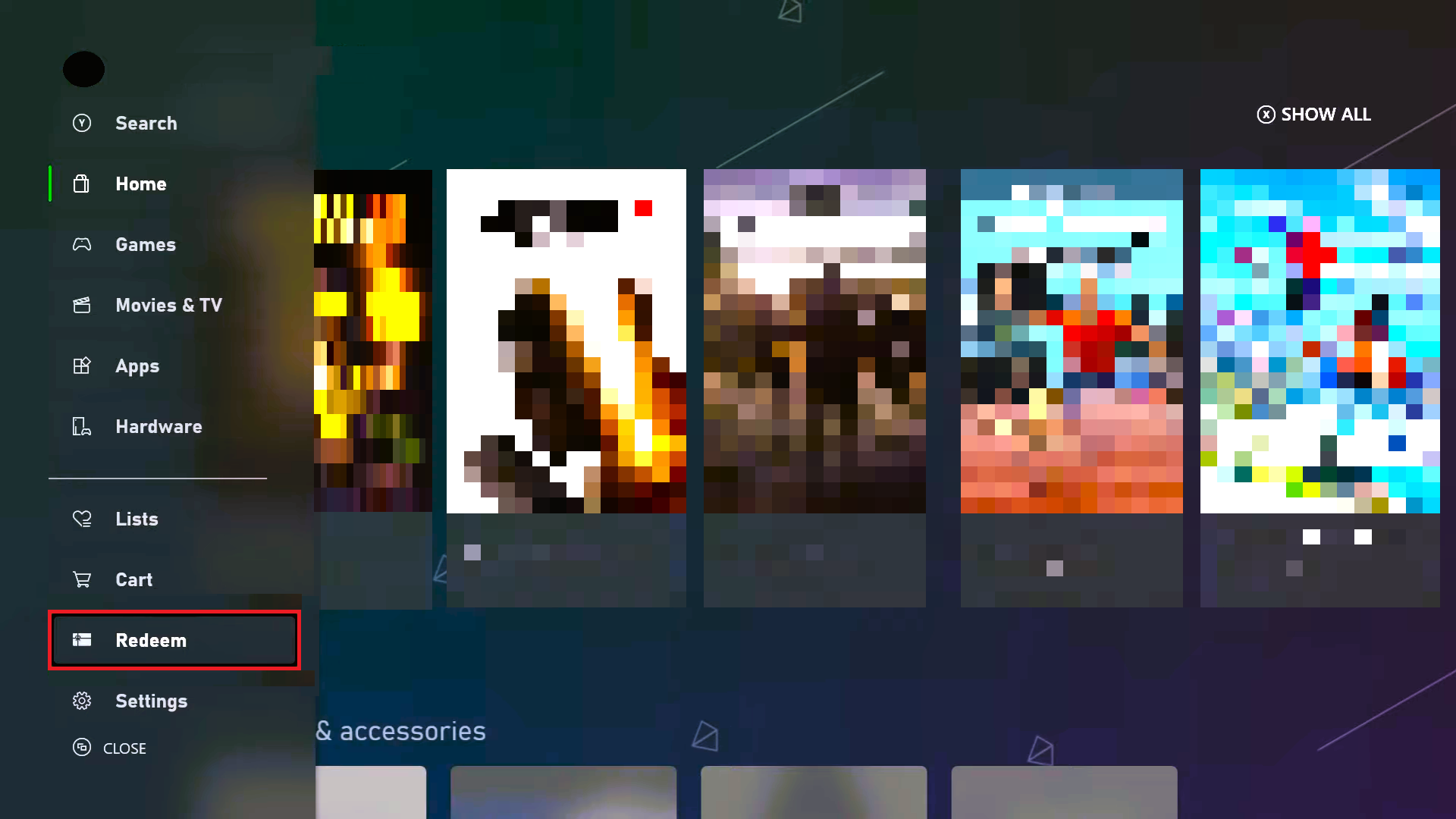 redeem Xbox Game Store