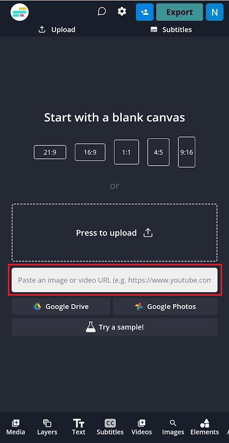 Paste the copied link in the given URL box | How to Duet on TikTok with a Saved Video