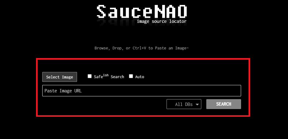 Click on the Select Image option