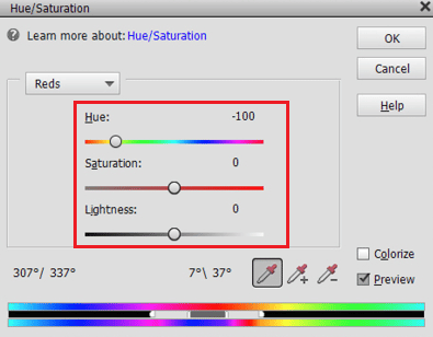 return to Enhance - Adjust Color - Adjust Hue Saturation and give the photo a more natural appearance by lowering the saturation levels | How to Remove Instagram Filter from Photo