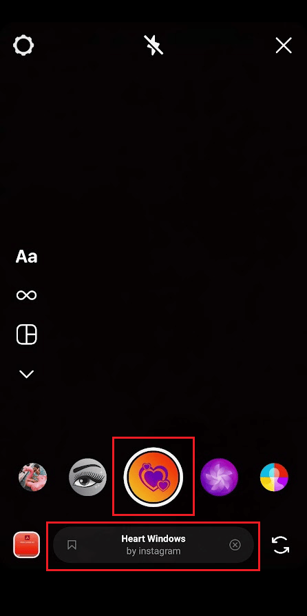 Tap on the desired filter - filter name from the bottom | unedit someone else's photo