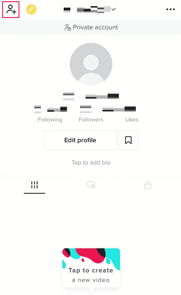 Tap on the person icon with a + sign. How to Find Someone on TikTok Without Username