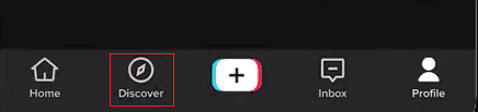 Tap on Discover