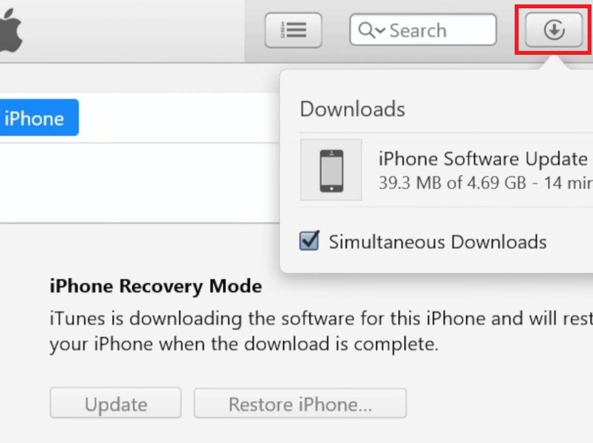 Click on the Download icon to download the firmware
