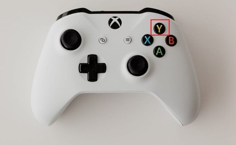 Select the device and press the Y button on the remote