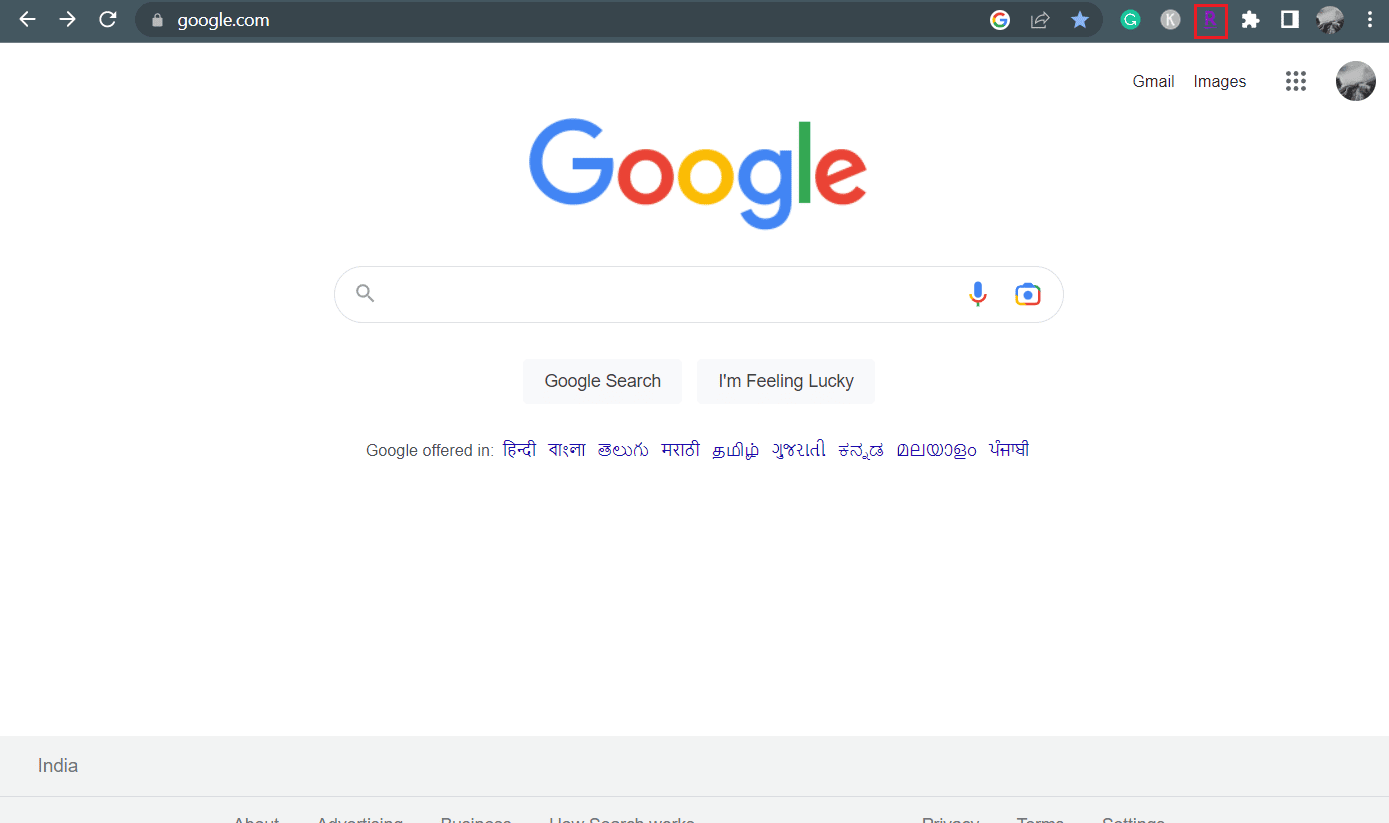 Right-click on the Rakuten extension from the top bar