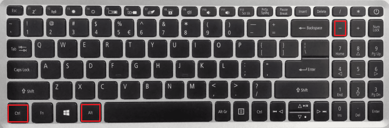 The shortcut to zoom out on Google Docs is Ctrl + Alt + -