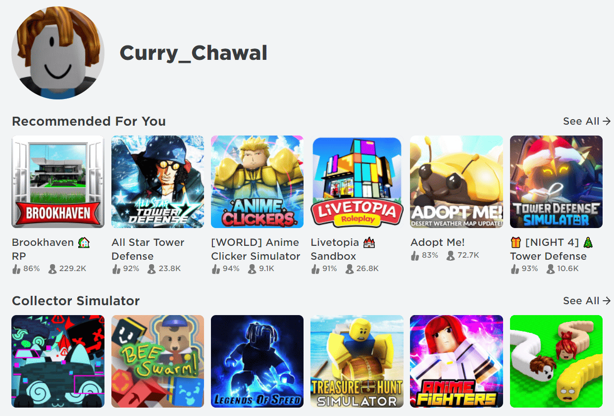 select any game from Roblox official website homepage. Ways to Fix Roblox Error Code 267