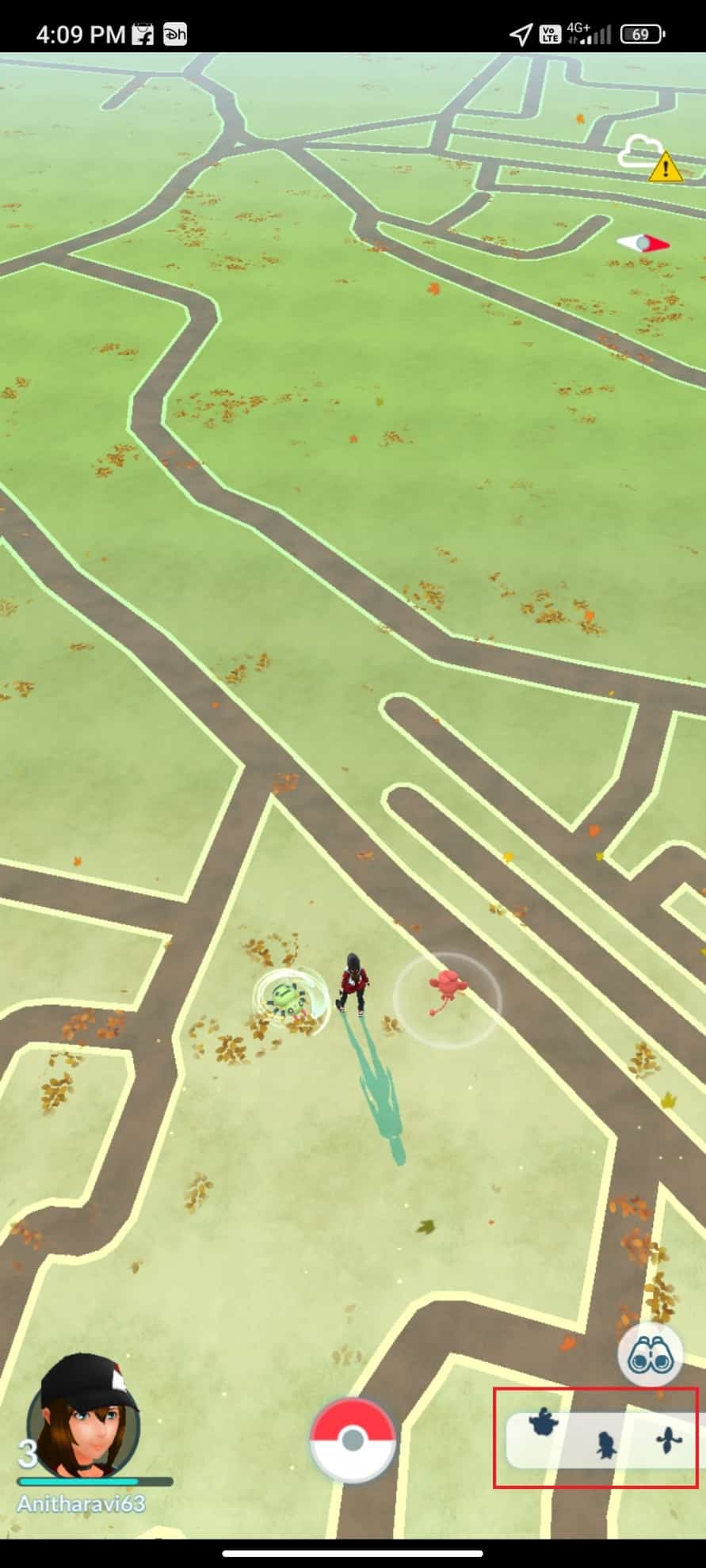 Tap on the silhouetted Pokemon