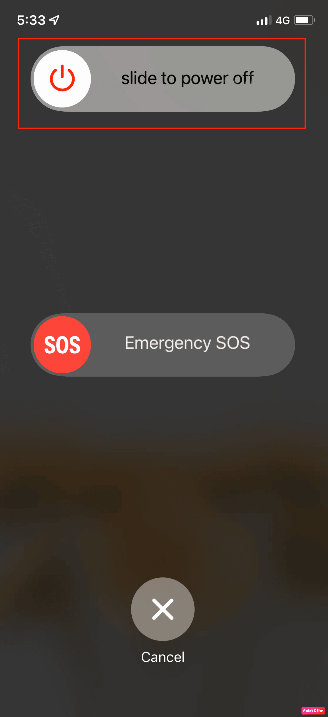 slide to power off button. Fix Can’t Log In to Spotify with Correct Password