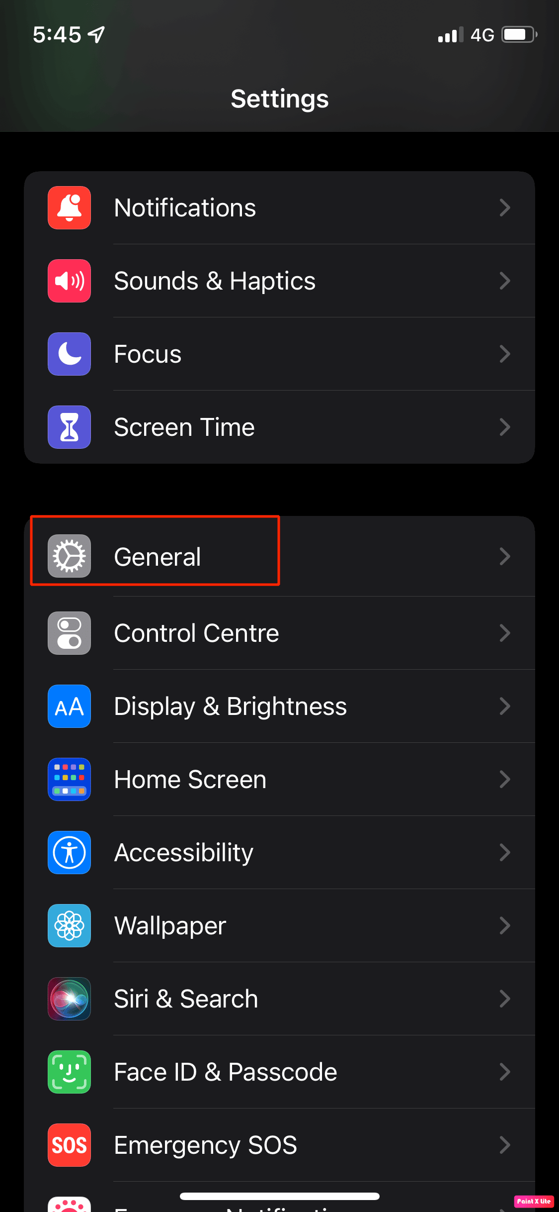 click general