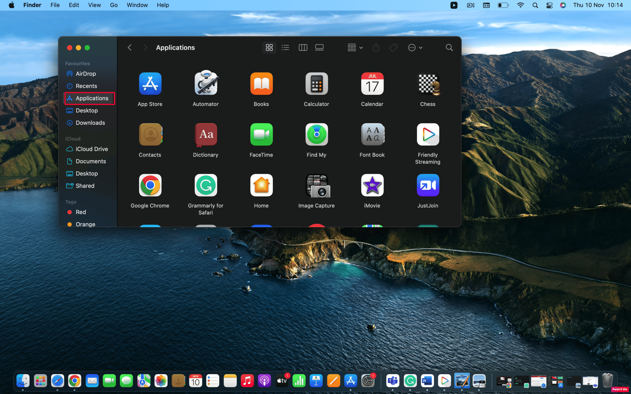 move to applications