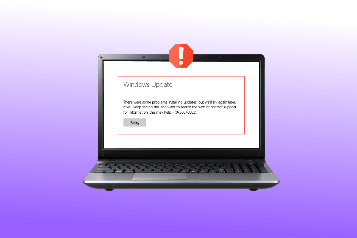 Ways to Fix Windows Update Error 0X80070003